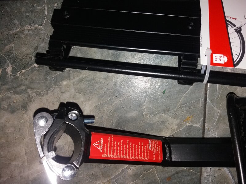 Portbagaj bicicleta trotineta scuter motocicleta, universal aluminiu